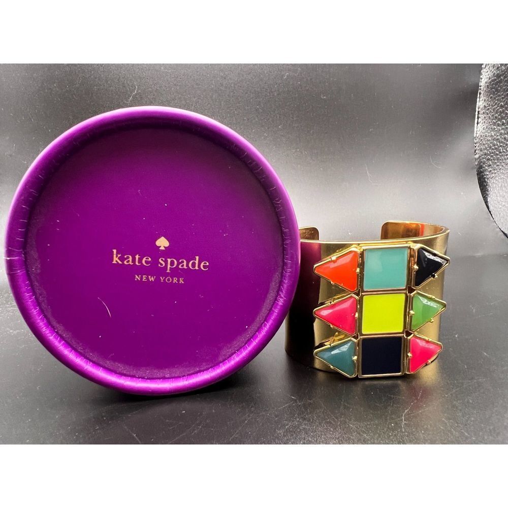 Kate Spade Wide Enamel Cuff Bracelet